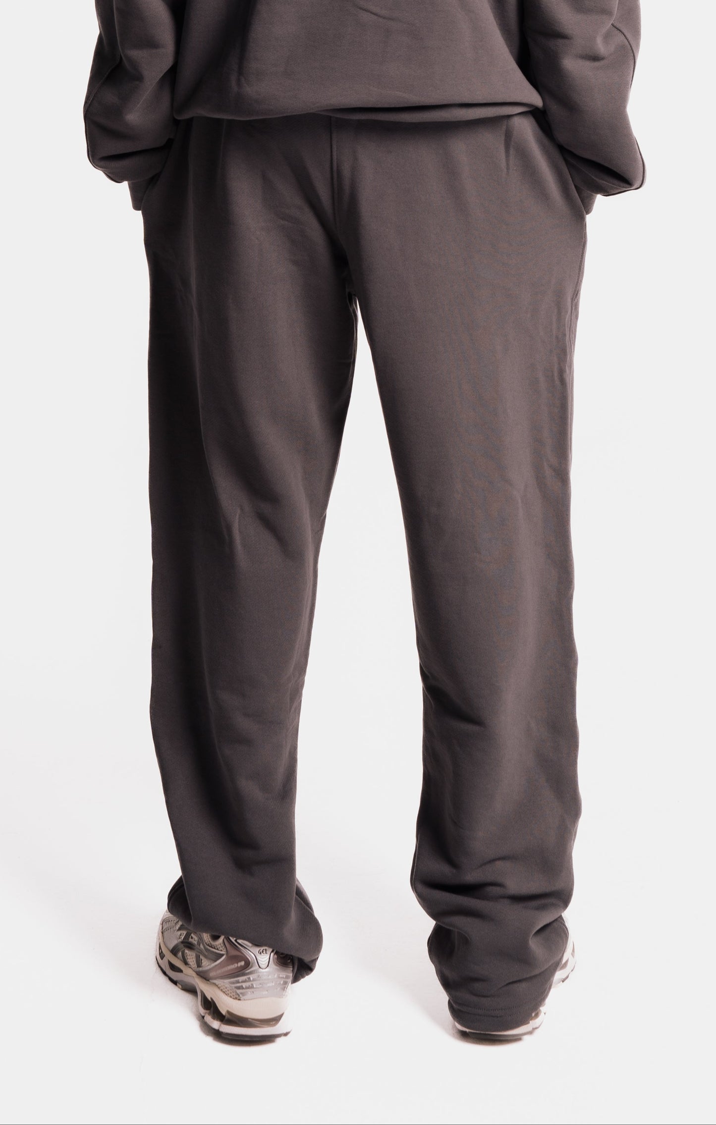 Open Leg Sweatpants - Stone