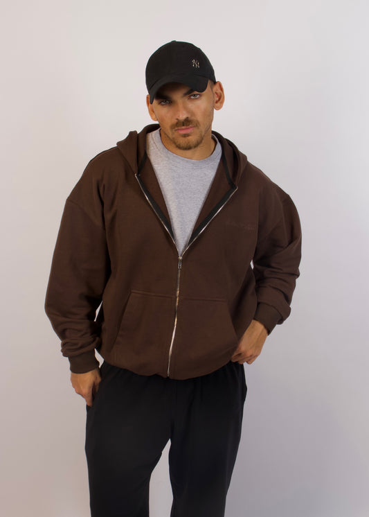 Heavyweight Zip-up - Espresso