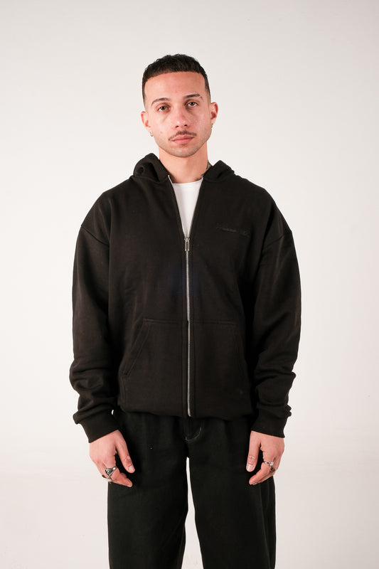 Heavyweight Zip-up - Black