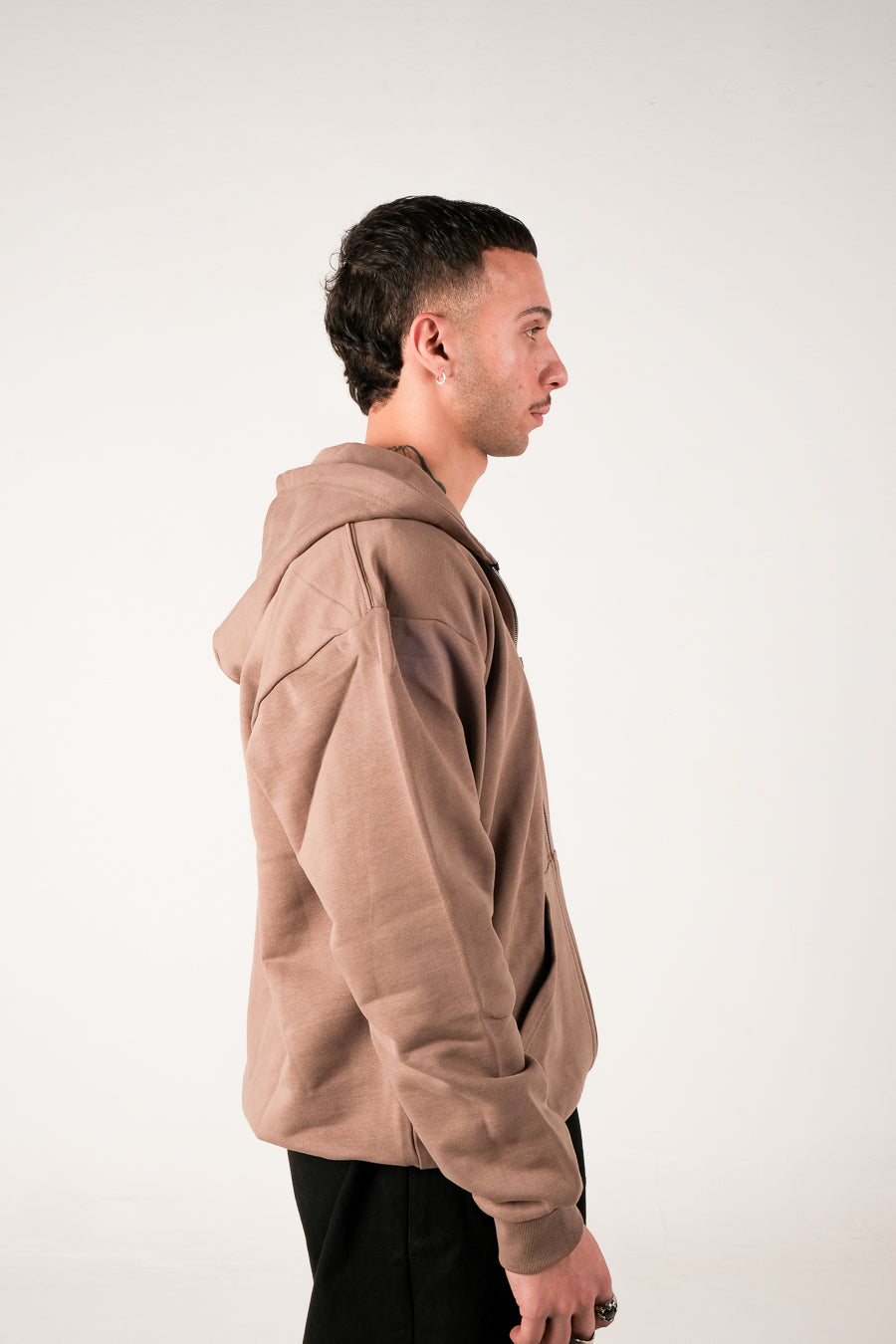 Heavyweight Zip-up - Mocha