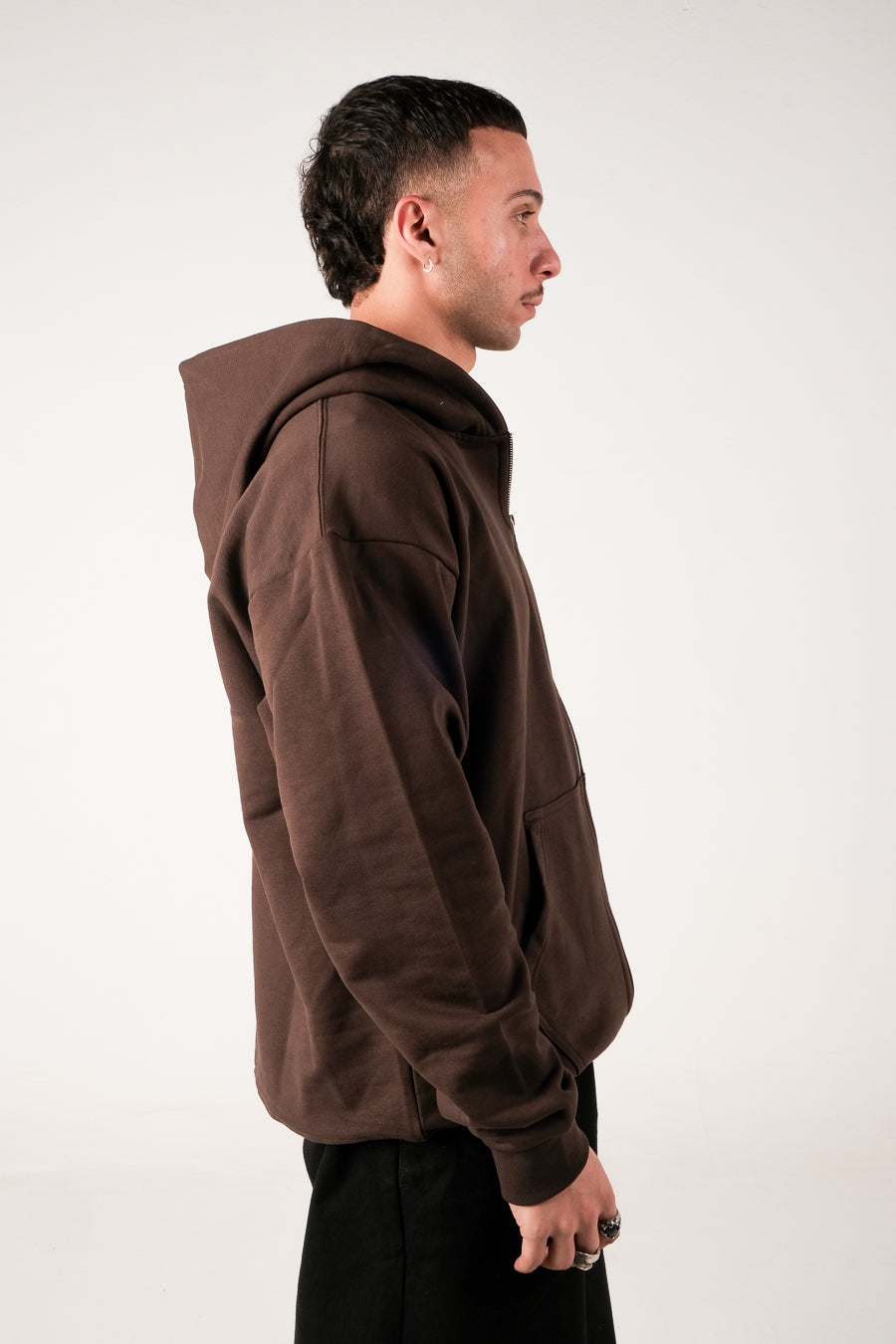 Heavyweight Zip-up - Espresso