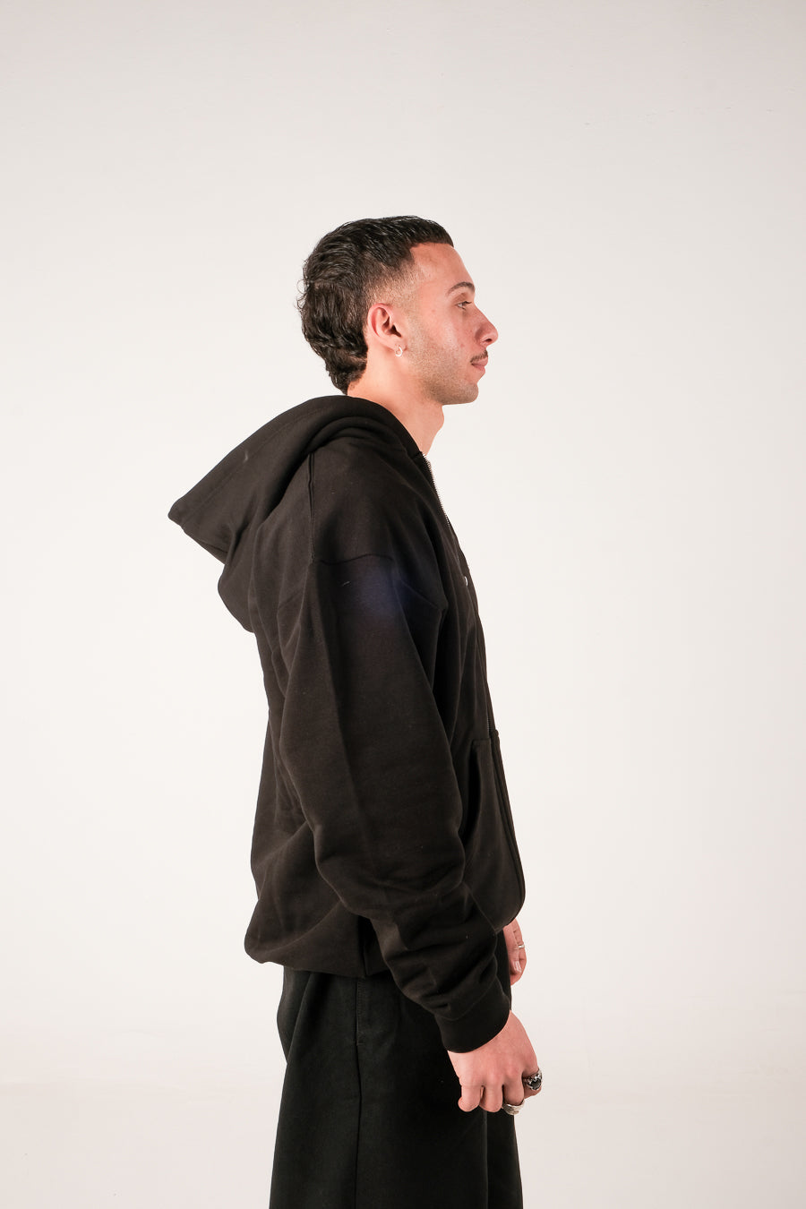 Heavyweight Zip-up - Black